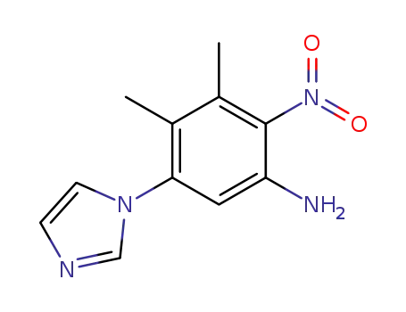 5-Imidazol-1-yl-3,4-dimethyl-2-nitro-phenylamine