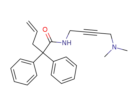 N-(4-dimethylamino-2-butynyl)-2-allyl-2,2-diphenylacetamide