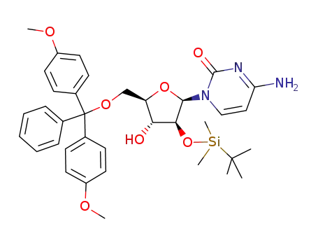 4-Amino-1-[(2R,3S,4R,5R)-5-[bis-(4-methoxy-phenyl)-phenyl-methoxymethyl]-3-(tert-butyl-dimethyl-silanyloxy)-4-hydroxy-tetrahydro-furan-2-yl]-1H-pyrimidin-2-one