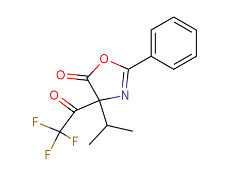 4-Isopropyl-2-phenyl-4-(2,2,2-trifluoro-acetyl)-4H-oxazol-5-one
