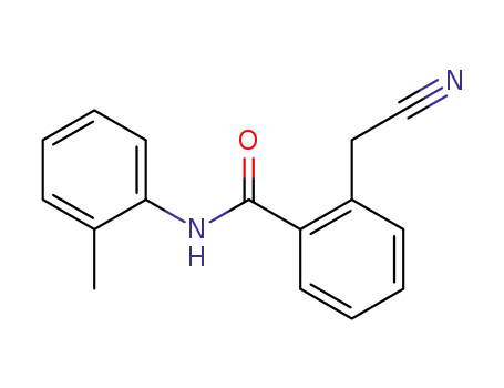 2-Cyanomethyl-N-o-tolyl-benzamide