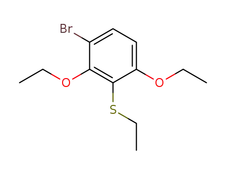 Benzene, 1-bromo-2,4-diethoxy-3-(ethylthio)-