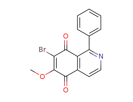 1-phenyl-6-methoxy-7-bromoisoquinoline-5,8-dione