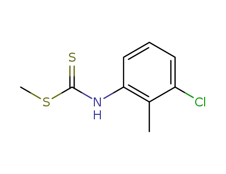 Molecular Structure of 30198-50-6 ((3-Chloro-2-methyl-phenyl)-dithiocarbamic acid methyl ester)
