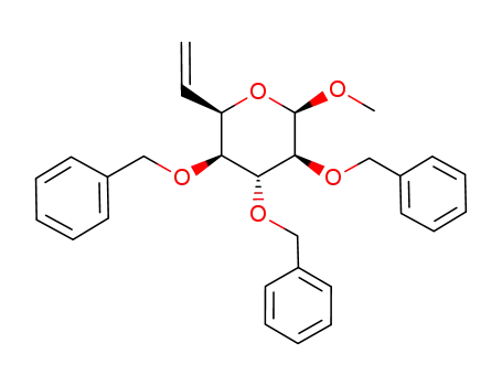 methyl 2,3,4-tri-O-benzyl-6,7-dideoxy-β-D-ido-hept-6-enopyranoside