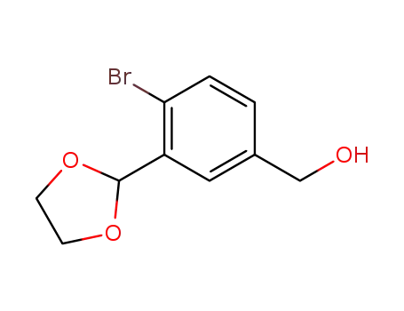2-[(2'-bromo-5'-hydroxymethyl)phenyl]-1,3-dioxolane
