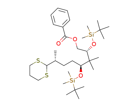 Benzoic acid (2R,4S,7R)-2,4-bis-(tert-butyl-dimethyl-silanyloxy)-7-[1,3]dithian-2-yl-3,3-dimethyl-octyl ester