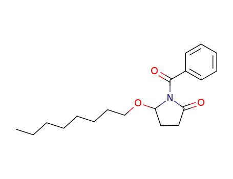 2-피롤리디논, 1-벤조일-5-(옥틸옥시)-, (+-)-