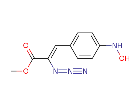 2-Propenoic acid, 2-azido-3-[4-(hydroxyamino)phenyl]-, methyl ester,
(Z)-