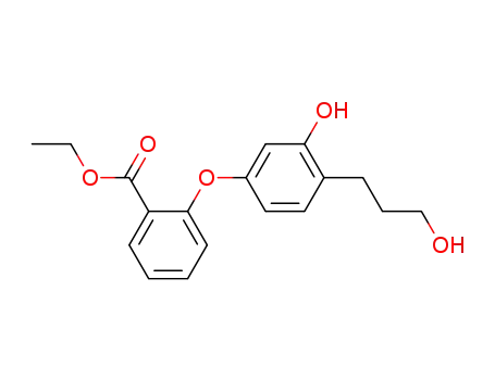 2-<3-hydroxy-4-(3-hydroxypropyl)phenoxy>benzoic acid ethyl ester