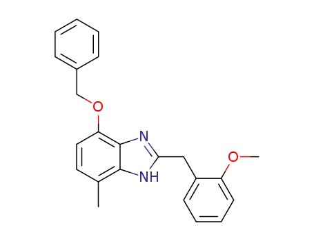 4-Benzyloxy-2-(2-methoxy-benzyl)-7-methyl-1H-benzoimidazole