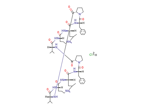 Molecular Structure of 15207-30-4 (GRAMICIDIN S HYDROCHLORIDE)