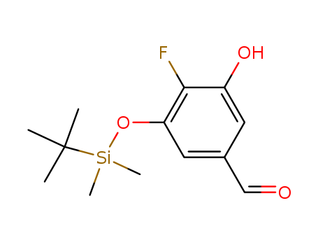 Benzaldehyde,
3-[[(1,1-dimethylethyl)dimethylsilyl]oxy]-4-fluoro-5-hydroxy-
