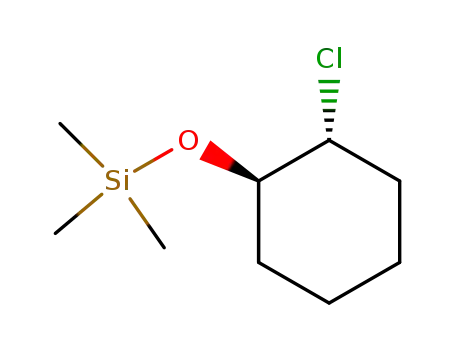 Molecular Structure of 7742-88-3 (1-(Trimethylsilyloxy)-2-chlorocyclohexane)