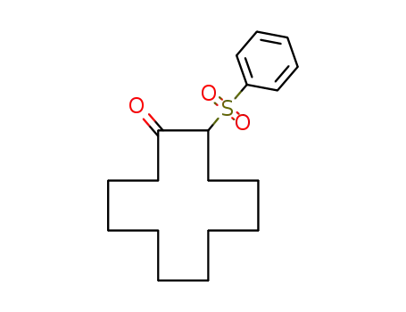 Molecular Structure of 67886-41-3 (2-benzenesulfonylcyclododecanone)