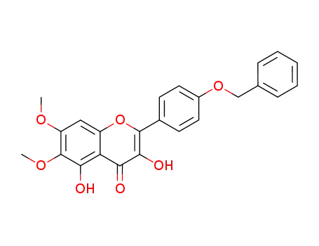 2-(4-Benzyloxy-phenyl)-3,5-dihydroxy-6,7-dimethoxy-chromen-4-one