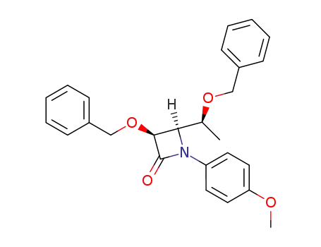 (3S,4R)-3-Benzyloxy-4-((S)-1-benzyloxy-ethyl)-1-(4-methoxy-phenyl)-azetidin-2-one