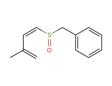 Molecular Structure of 100420-59-5 (3-Methyl-1-benzylsulfinylbuta-1(Z),3-diene)