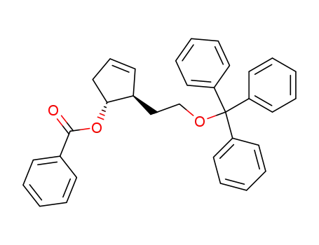 dl-trans-2-<2-(benzoyloxy)cyclopent-4-enyl>ethanol triphenylmethyl ether