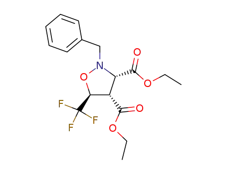 (3R*,4R*,5R*)-2-benzyl-3,4-diethoxycarbonyl-5-trifluoromethylisoxazolidine