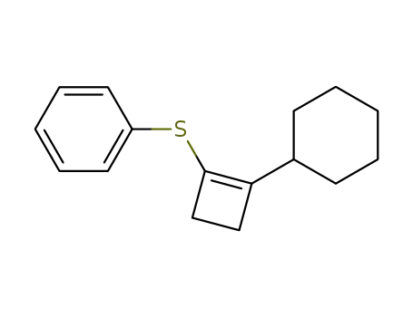 Benzene, [(2-cyclohexyl-1-cyclobuten-1-yl)thio]-