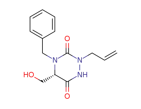 (S)-2-allyl-4-benzyl-5-(hydroxymethyl)-1,2,4-triazinane-3,6-dione