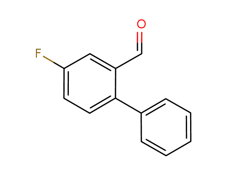 Molecular Structure of 343953-92-4 (4-fluoro-[1,1'-biphenyl]-2-carbaldehyde)
