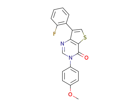 7-(2-fluorophenyl)-3-(4-methoxyphenyl)thieno[3,2-d]pyrimidin-4(3H)-one