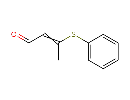 Molecular Structure of 78998-85-3 (2-Butenal, 3-(phenylthio)-)