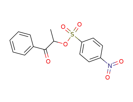Molecular Structure of 98990-64-8 (4-Nitro-benzenesulfonic acid 1-methyl-2-oxo-2-phenyl-ethyl ester)