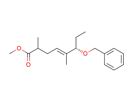 methyl (6S)-6-(benzyloxy)-2,5-dimethyl-4(Z)-enoate