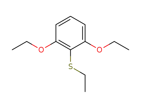 Molecular Structure of 90109-28-7 (Benzene, 1,3-diethoxy-2-(ethylthio)-)