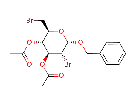 benzyl 3,4-di-O-acetyl-2,6-dibromo-2,6-dideoxy-α-D-glucopyranoside