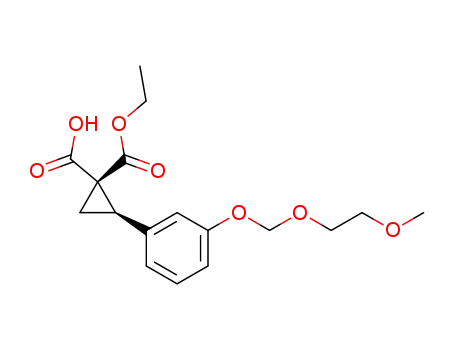 (Z)-1-(ethoxycarbonyl)-2-<3-<(2-methoxyethoxy)methoxy>phenyl>cyclopropanecarboxylic acid