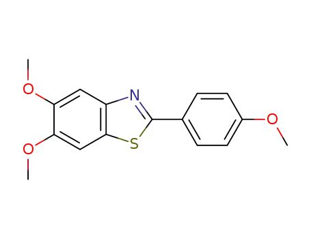 2-(4'-methoxyphenyl)-5,6-dimethoxy-1,3-benzothiazole