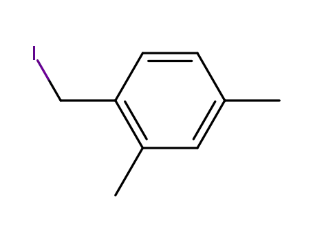 Molecular Structure of 102998-69-6 (1-(IODOMETHYL)-2,4-DIMETHYL-BENZENE)