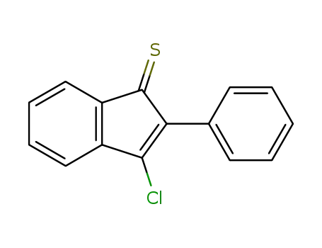 1H-Indene-1-thione, 3-chloro-2-phenyl-