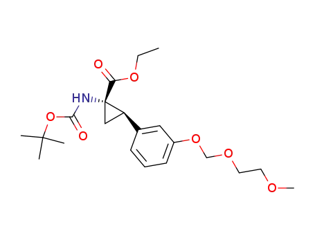 N-<(1,1-dimethylethoxy)carbonyl>-O-<(2-methoxyethoxy)methyl>-(E)-2,3-methano-m-tyrosine ethyl ester