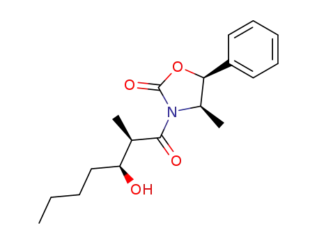 (4R,5S)-[(2R,3S)-3-hydroxy-2-methylheptanoyl]-4-methyl-5-phenyl-2-oxazolidinone