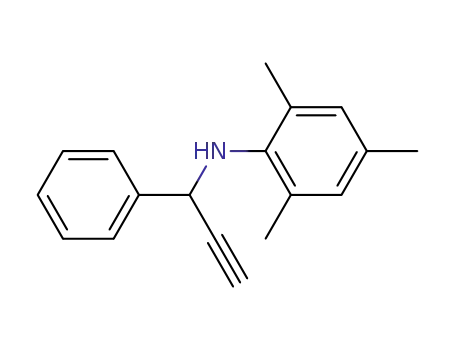 rac-2,4,6-trimethyl-N-(1'-phenylprop-2'-ynyl)aniline