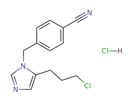 5-(3-chloropropyl)-1-<(4-cyanophenyl)methyl>-1H-imidazole hydrochloride
