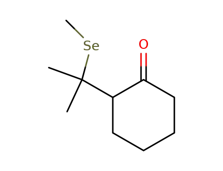 2-[2-(Methylselanyl)propan-2-yl]cyclohexan-1-one