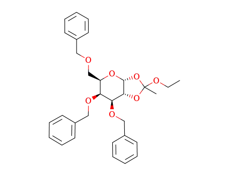 3,4,6-tri-O-benzyl-1,2-O-(1-ethoxyethylidene)-α-D-galactopyranose