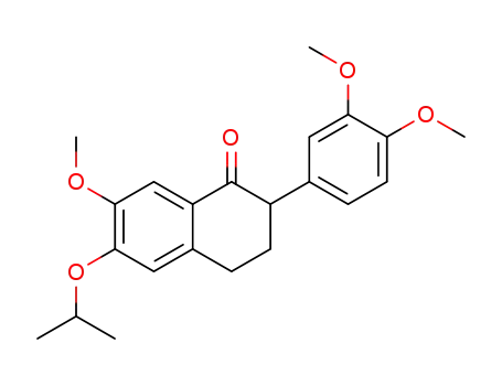 2-(3,4-dimethoxyphenyl)-6-isopropyloxy-7-methoxy-3,4-dihydronaphthalen-1(2H)-one