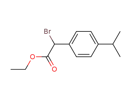 Brom-(4-isopropyl-phenyl)-essigsaeure-ethylester