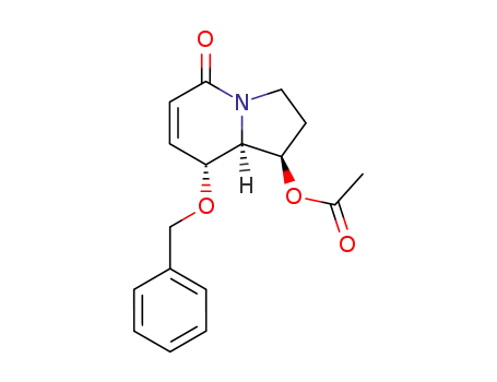 (5RS,6RS,7RS)-1-Acetoxy-5-(benzyloxy)-1-azabicyclo<4.3.0>non-3-en-2-one