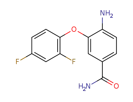 4-amino-3-(2,4-difluorophenoxy)benzamide