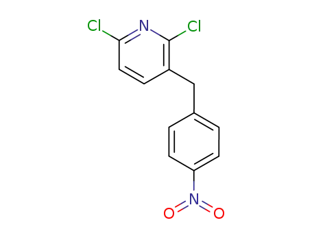 Pyridine, 2,6-dichloro-3-[(4-nitrophenyl)methyl]-