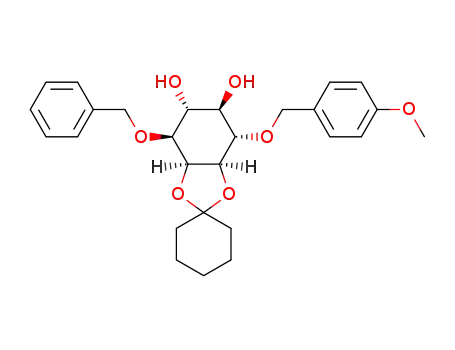 3-O-benzyl-1,2-O-cyclohexylidene-6-O-para-methoxybenzyl-D(L)-myo-inositol