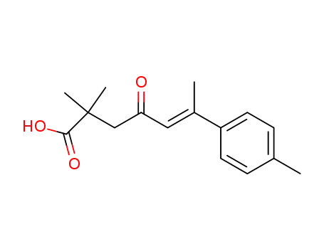 (E)-2,2-Dimethyl-4-oxo-6-p-tolyl-hept-5-enoic acid